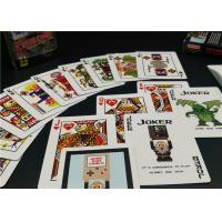 Quality Kids Paper Cards for Games , Customized Family Fun Card Games Playing Cards for sale