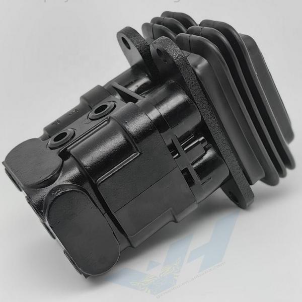 Quality Small E306 Hydraulic Excavator Parts , Stroke Control Foot Hydraulic Pedal Valve for sale