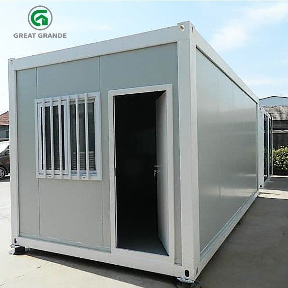 Quality 160square Sandwich Panel Flat Pack Prefab House Office for sale