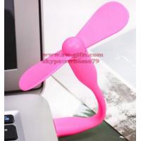 China For Laptop Desktop Computer Portable Flexible Fan Colorful USB Mini Cooling Fan Cooler factory