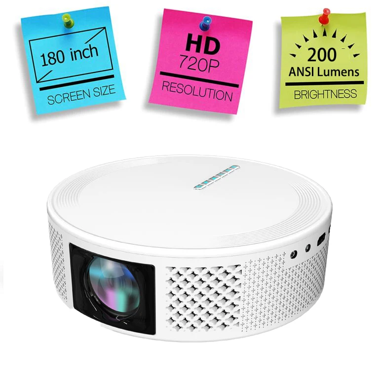 Quality LED Portable T269 Projector Full HD Lightweight Projection Distance 1.2m-3.6m for sale