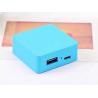 China Square Mini PVC power Bank  2500mAh Lithium Polymer Battery Portable Power Bank for Iphone/Galaxy Phones factory