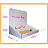 China Customized Pallet Layer Pads Cardboard Paper PDQ Counter Display Foldable factory