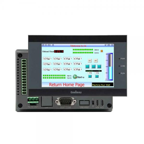 Quality Passive NPN 5 Inch Touch Screen PLC Combo 32 Bit CPU 408 MHz for sale