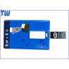 China Plastic Credit Card USB3.0 Flash Drive Full Color Digital Printing factory