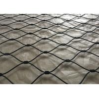 Quality 304 / 316 Inox Black Oxide Stainless Steel Rope Mesh For Animal Enclosure / for sale