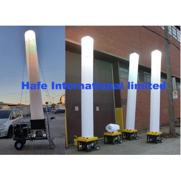 Quality 575W Inflatable Light Tower With Small Work Generator For Backyard Party Events for sale