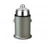 China Zinc Alloy Car Charger Adapter , 5V 2.4A Car Cell Phone Charger With USB Port factory