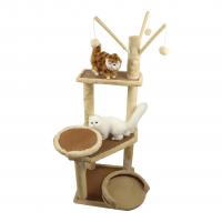 China Castle Weatherproof Cat Tree For Extra Large Cats 100cm 112cm 120cm 140cm Pet Shops With Scratching Boards factory