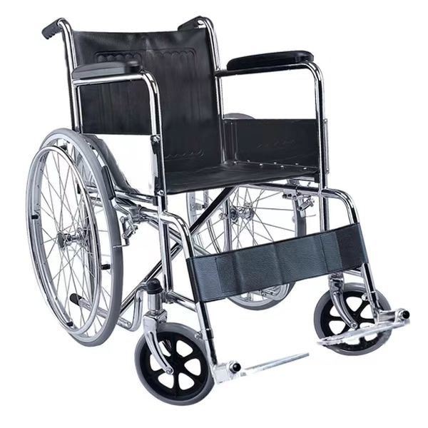 China Patient Lightweight Foldable Wheelchair OEM Ultra Lightweight Folding Electric Wheelchair factory