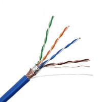 China Indoor Solid Copper  305m 1000ft 4 Pairs Cat5e LAN Cable , Cat5e Indoor Outdoor Cable factory
