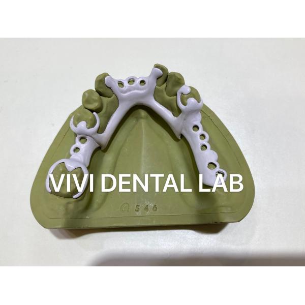 Quality CAD CAM PEEK Partial Denture Framework 3Shape Exocad Denture Design for sale