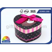 Quality Promotional Customized Christmas Gift Packaging Boxes / Heart Shape Paper Box for sale