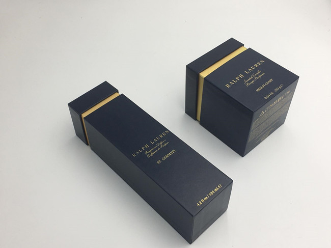 China Matte Lamination Candle Perfume Craft Box Cosmetic Gift Box factory