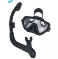 Buy cheap Diving mask with dry snorbel with food grade silicone material from wholesalers
