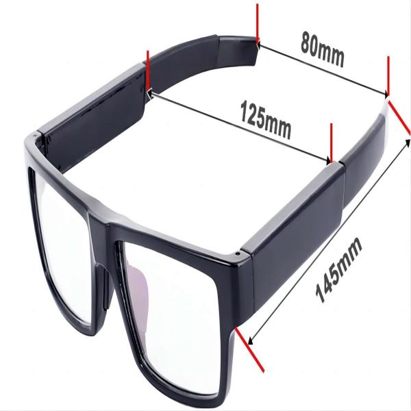 Quality 1080P 30FPS Video Recording Hidden Camera Sunglasses Touch Control On Site for sale