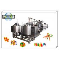 China Pure Apple Gummy Production Line 100Kg/H Fruit Jelly Gum Candy Production Line CE Approval factory