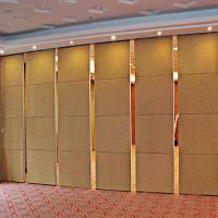 China MDF Material Building Soundproof Folding Partition Walls For Exhibition factory