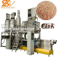 China Fish Farming Pellet Extruder Machine Automatic Catfish Feed Production factory