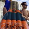 China Inflatable Champagne Bottle Pool Float,Outdoor Advertising Display factory