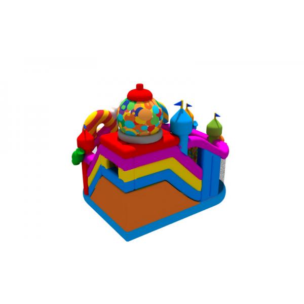 Quality Inflatable Combos Happy Easter Candy Theme Inflatable Playground Funcity Bouncer for sale