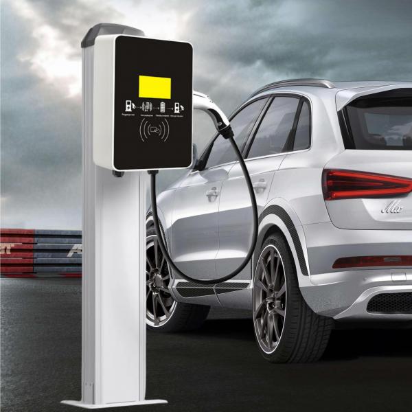 Quality Single Gun 11kw 22kw Electric Car Wall Box Home Charger Overcurrent Protection for sale