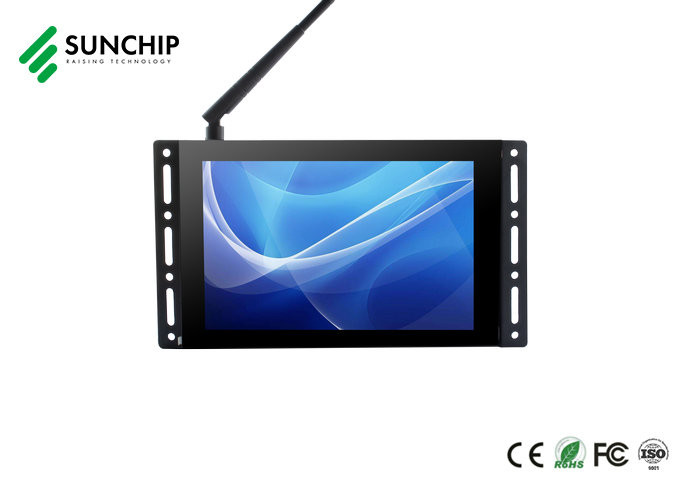 China HD Open Frame 10.1 interactive digital signage with WIFI BT LAN 4G metal case RS232 UART factory