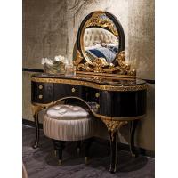 China Antique dresser luxury european vanity dresser with mirror TE-008 factory