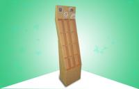 China Natural Eco Friendly Kraft Cardboard Display Racks 12 Cells Promoting Electronic Items factory