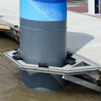 China Marine Grade Floating Dock Pile Guide Aluminum Pile Guide For Floating Dock factory