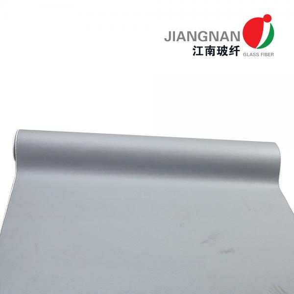 Quality Grey Silicone Fiberglass Cloth Silicone Coated Fiberglass Cloth With Better Abrasion Resistance for sale