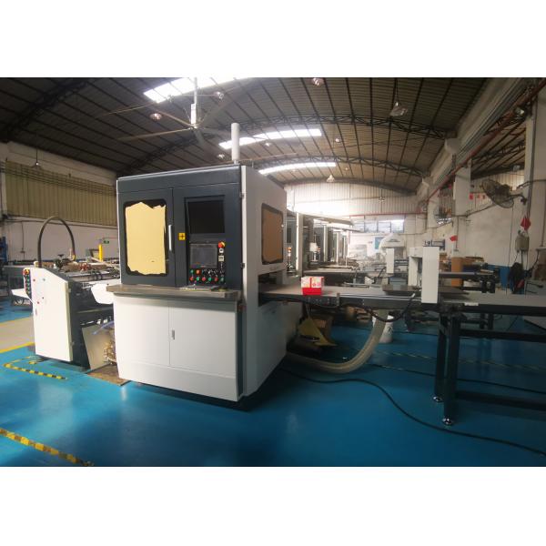 Quality Luxury Shoe Box Making Machine L5981XW3182XH2103mm With Gluing Positioning for sale