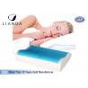 China Wave shape Cooling gel memory foam pillow / adult king size cool gel pillow factory