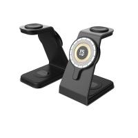 China SC022 Multifunctional Magnetic Wireless Phone Charger Stand Phone Airpods And Watch Charger factory