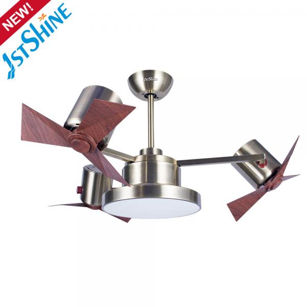 Quality 44 Inch AC Motor Modern Dimmable LED Ceiling Fan ABS Plastic Blades for sale