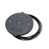 Quality Customizable FRP Manhole Cover EN124 500mm Lockable Sewage Plate for sale