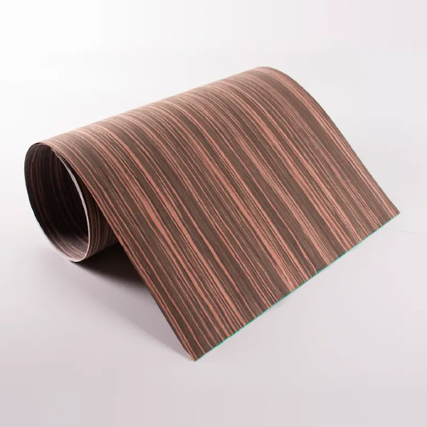 Quality 0.5mm Engineered Wood Veneer Reconstituted Ebony Wall Panel Surface for sale