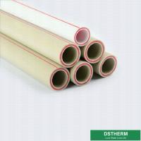 Quality FIBER COMPOSITE Fusion Ppr Pipes White Color PN25 Work Pressure Furring for sale