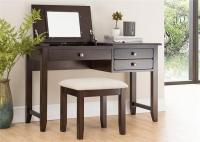 China Family Bedroom Black Dressing Table , Modern Rosewood Brown Dressing Table factory
