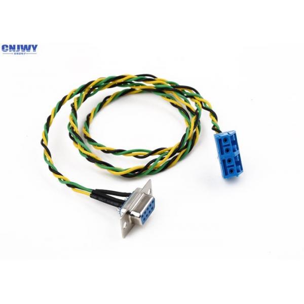 Quality 9 Pins Female D - Sub Vehicle Wiring Harness Plug In Terminal Block Colorful for sale