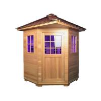 Quality Outdoor 3 - 4 Person Cedar Dry Sauna Room OEM ODM Acceptable for sale