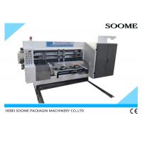 Quality Lead Edge Feeding Automatic Corrugation Machine With Printing Rotary Slotter for sale