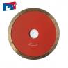 China 7 Inch Sintered Circular Glass Saw Blade Continuous Diamond Rim Fit Wet Cutting factory