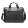 China Leather Laptop Briefcase For Men Or Women Office School Bag BRB04 factory