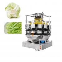 China 100-3000g Fruit Salad Weighing Packing Machine With 14 Head Weigher 60P/M factory