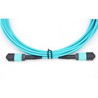 Quality 10G Fiber Optic Cable LSZH Material MPO 8 Core Female Multimode OM3 Trunk Fiber for sale
