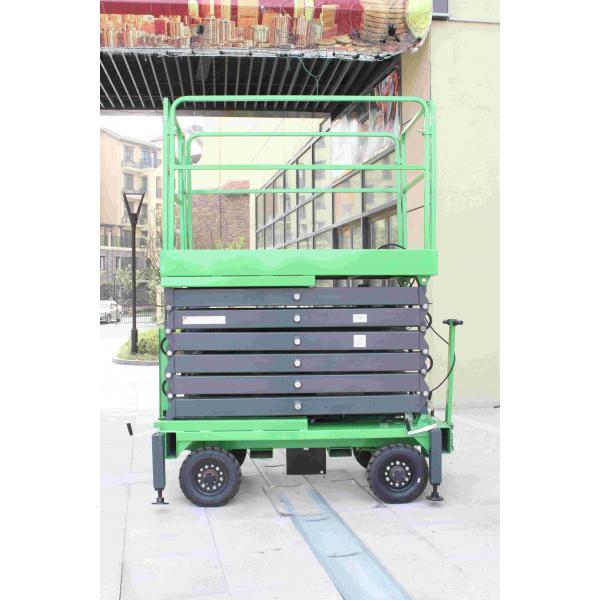 Quality Lifting Height 16m Hydraulic Mobile Scissor Lift with 300Kg Loading Weight for sale