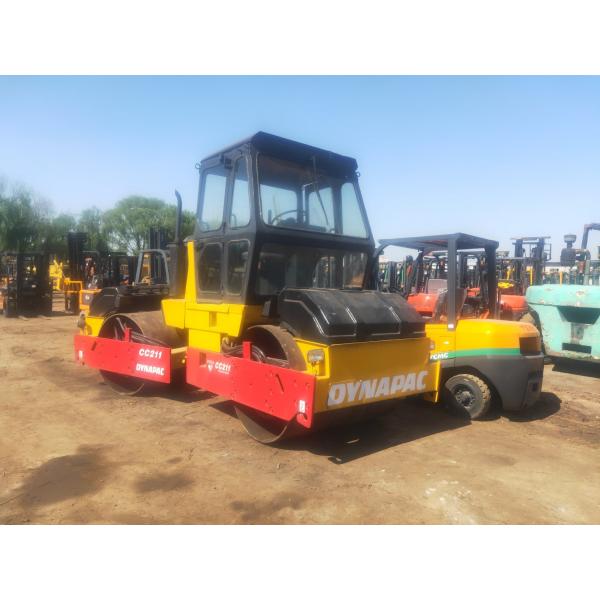 Quality Sweden Dynapac Cc211 Road Roller Second Hand Vibratory Smooth Double Drum Roller for sale