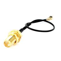 China RF1.13 IPX to RP-SMA-K Antenna WiFi Pigtail Cable 10cm factory