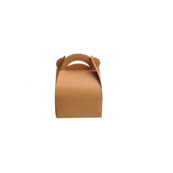 Quality Foldable Recycled Kraft Paper Box Custom Take Away Fast Food Packaging for sale